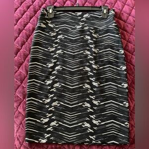 Black airplane print LuLaRoe Cassie skirt size Small